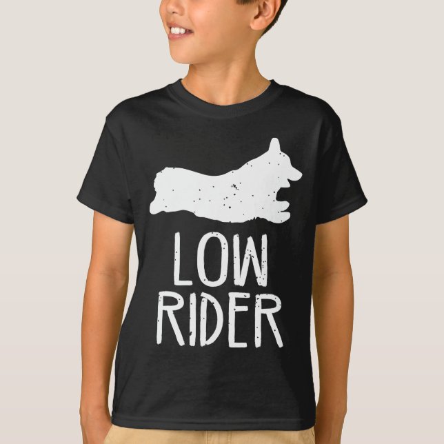 T-shirt Bas cavalier de corgi (Devant)