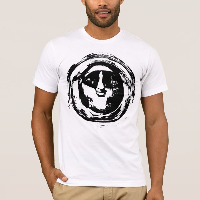 T-shirt Bas des lunettes de bière (Devant)