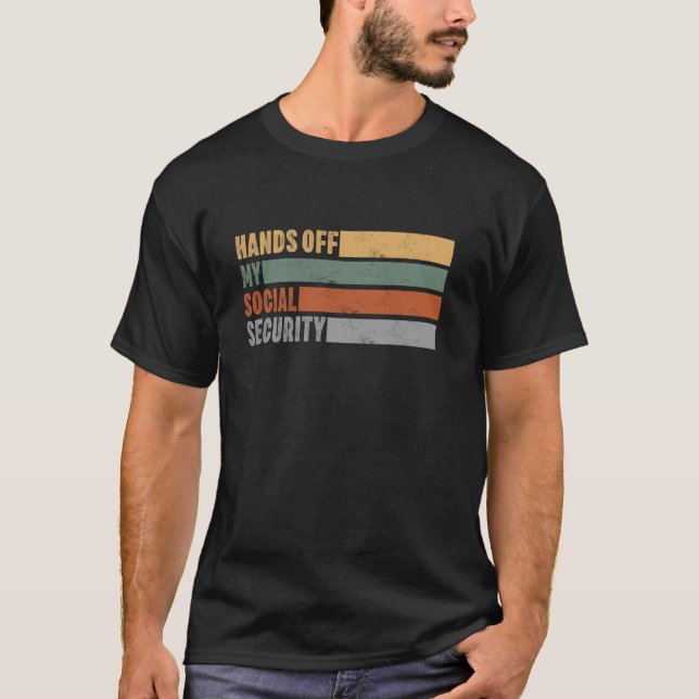 T-shirt bas les pattes de ma sécurité sociale Protestation (Devant)