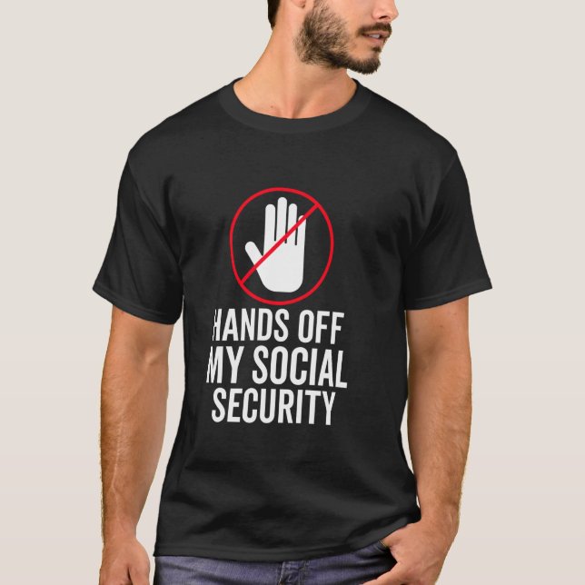 T-shirt bas les pattes de ma sécurité sociale Protestation (Devant)