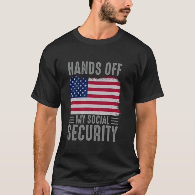T-shirt bas les pattes de ma sécurité sociale Protestation (Devant)