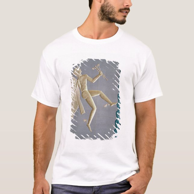 T-shirt Bas-soulagement dépeignant Mercury (Devant)