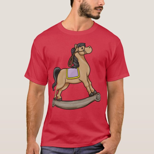T-shirt Bascule Cheval à Bascule Fauteuil à Bascule drôle (Devant)