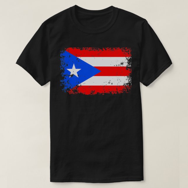 T-shirt Basculement d'indicateur Porto Rico (Design devant)