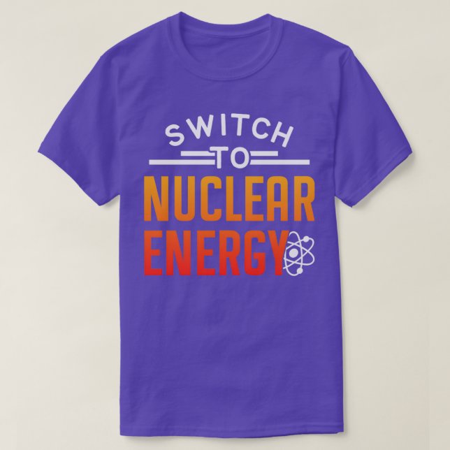 T-shirt Basculer vers l'énergie nucléaire (Design devant)