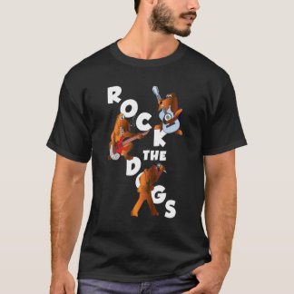 T-shirt Basculez la pièce en t des hommes de chiens