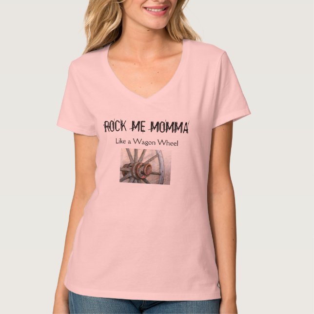 T-shirt Basculez-moi des mamans comme des roues (Devant)