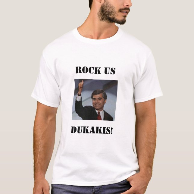 T-shirt Basculez-nous Dukakis (Devant)