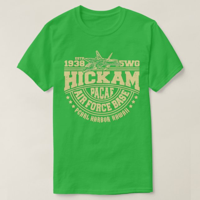 T-shirt Base aérienne de Hickam USAF Pearl Harbor Hawaii U (Design devant)