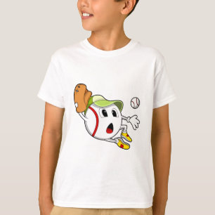 T-shirt Base-ball avec Baseball Glove & Cap