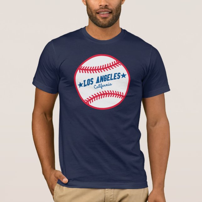 T-shirt Base-ball de Los Angeles (Devant)