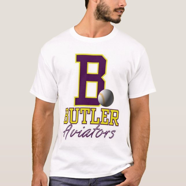 T-shirt Base-ball de "original de droits de Damon" de (Devant)
