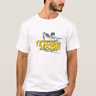 T-shirt base-ball de Pittsburgh 17 saisons perdantes