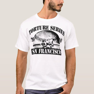 T-shirt Base-ball de série de torture San Francisco 2010