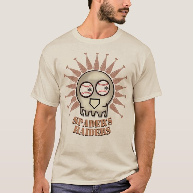 T-shirt Base-ball des voleurs de Spader (Devant)