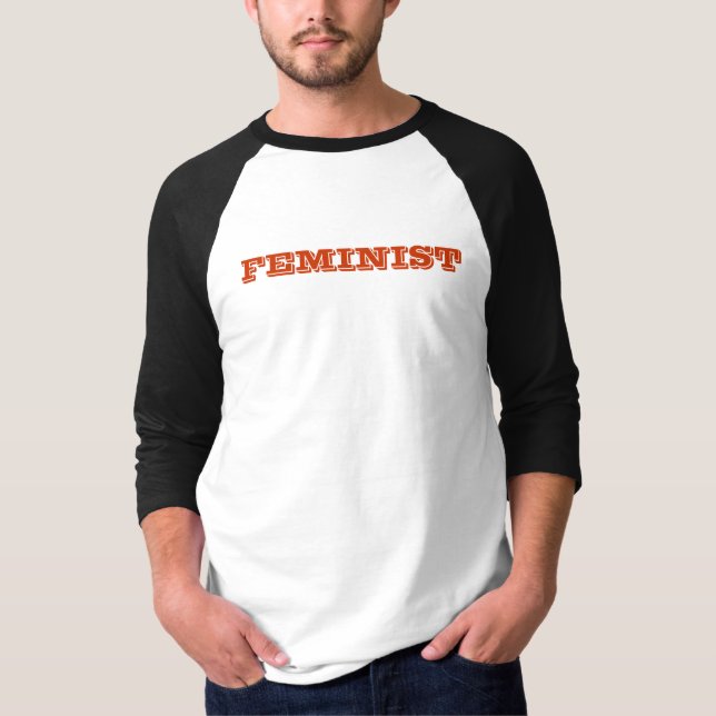 T-shirt Base-ball féministe T (Devant)