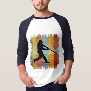 T-shirt Base-ball Rétro