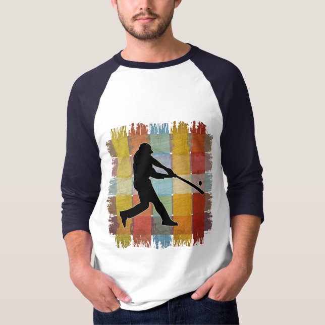 T-shirt Base-ball Rétro (Devant)