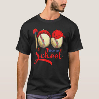 T-shirt Baseball 100 Jours D'École Joyeux 100E Jour Enseig