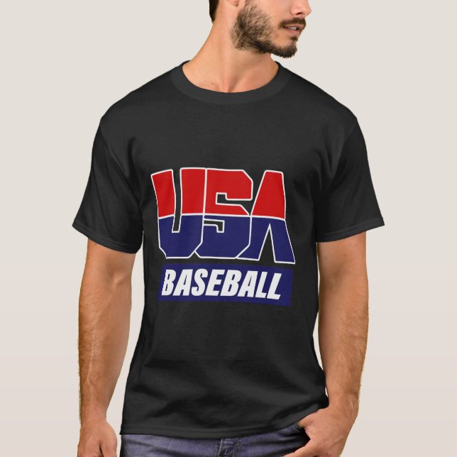 T-shirt Baseball 2024 Usa  (Devant)