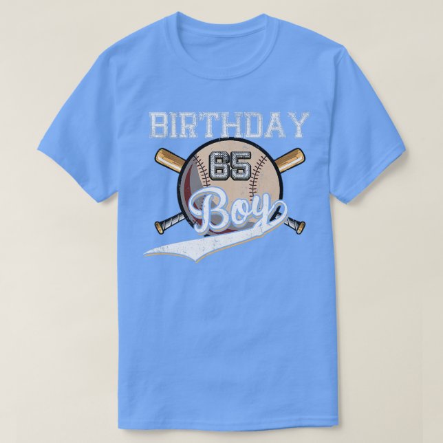 T-shirt Baseball 65e fête d'anniversaire 65 ans Baseball (Design devant)
