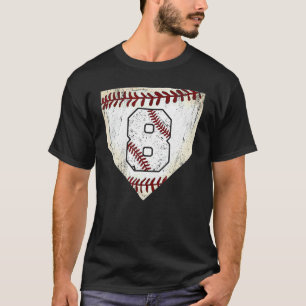 T-shirt Baseball 8e anniversaire 8 ans Garçon fille né 20