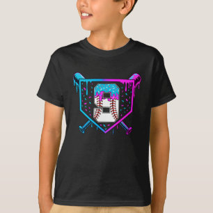 T-shirt Baseball 9e anniversaire Ice Cream Driam 9 année B