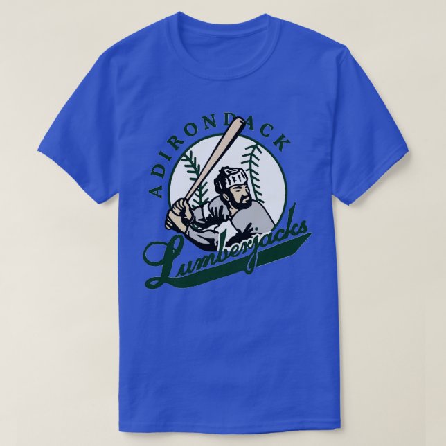 T-shirt Baseball Adirondack Lumberjacks (Design devant)