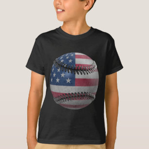 T-shirt Baseball américain