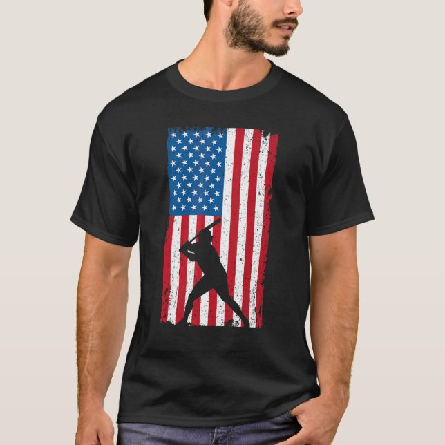 T-shirt Baseball américain 1 (Devant)