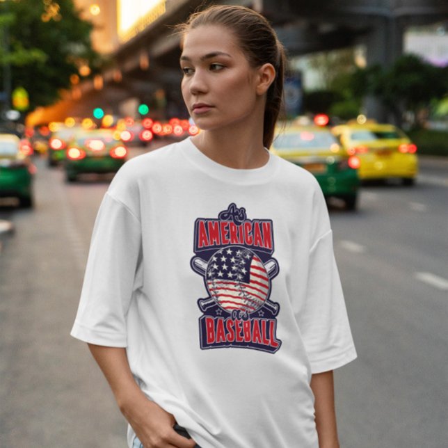 T-shirt Baseball américain cool (Créateur téléchargé)