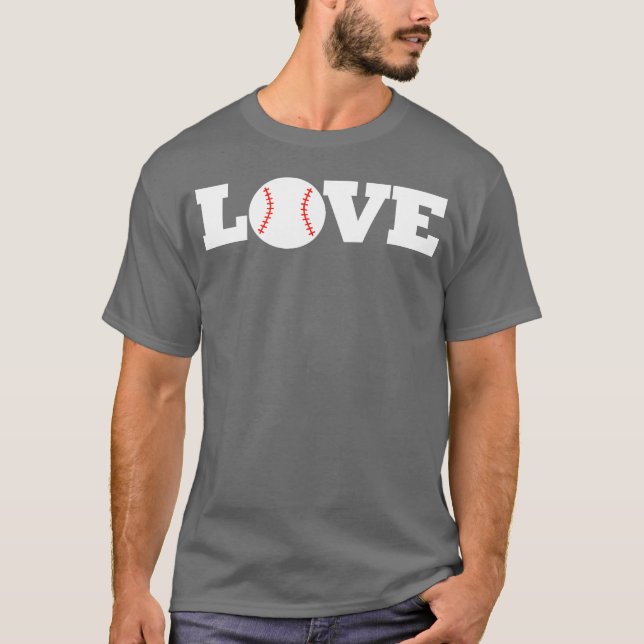 T-SHIRT BASEBALL AMOUREUX (Devant)