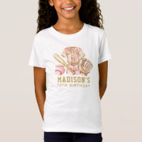 Baseball Anniversaire Luxe Rose & Or