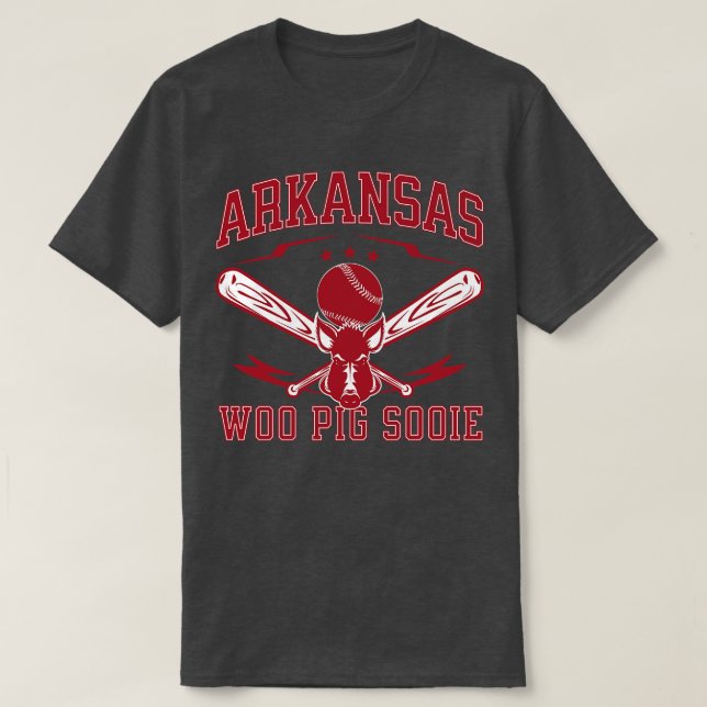 T-shirt Baseball Arkansas (Design devant)