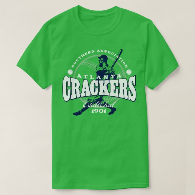T-shirt Baseball Atlanta Crackers (Design devant)