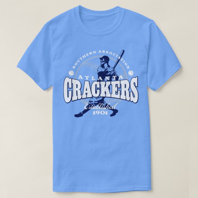T-shirt Baseball Atlanta Crackers (Design devant)