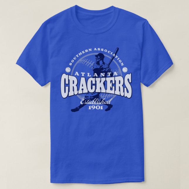 T-shirt Baseball Atlanta Crackers (Design devant)