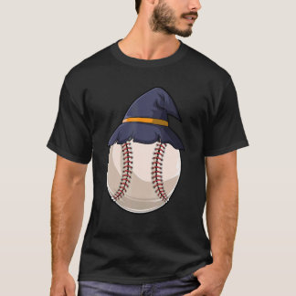 T-shirt Baseball Ball Witch Hat Lazy Halloween Costume Coo