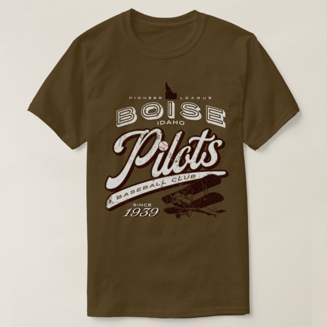 T-shirt Baseball Boise Pilots (Design devant)