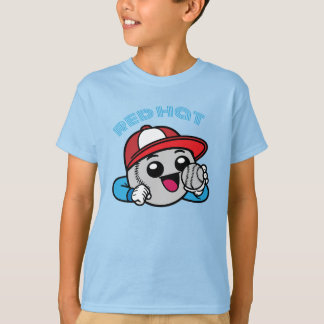 T-shirt baseball cartoon character