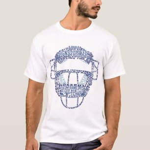 T-shirt Baseball Catchers Masque Mot Art