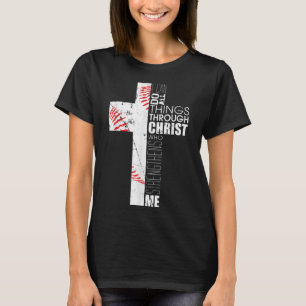 T-shirt Baseball Christian Cross Cadeaux Philippians 413 C