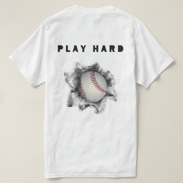 T-shirt Baseball créatif (Design dos)