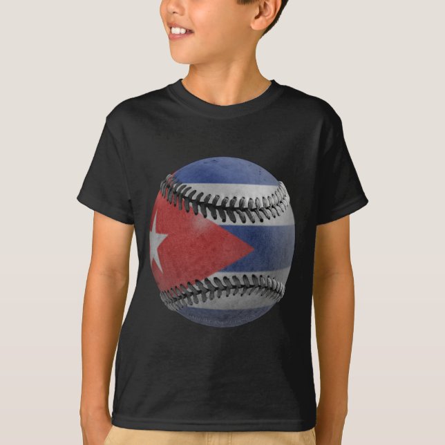 T-shirt Baseball cubain (Devant)