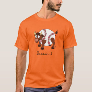T-shirt Baseball Cute Kids Cartoon Sports