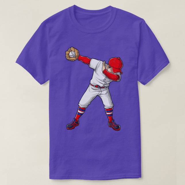 T-shirt Baseball Dabbing Funny Dab Danse s Garçons Filles  (Design devant)