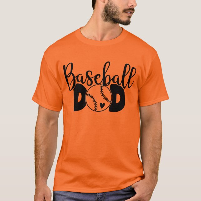 T-shirt Baseball  Dad  (Devant)
