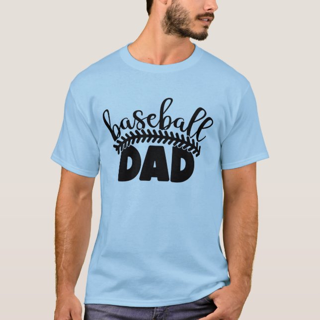 T-shirt Baseball  Dad  (Devant)