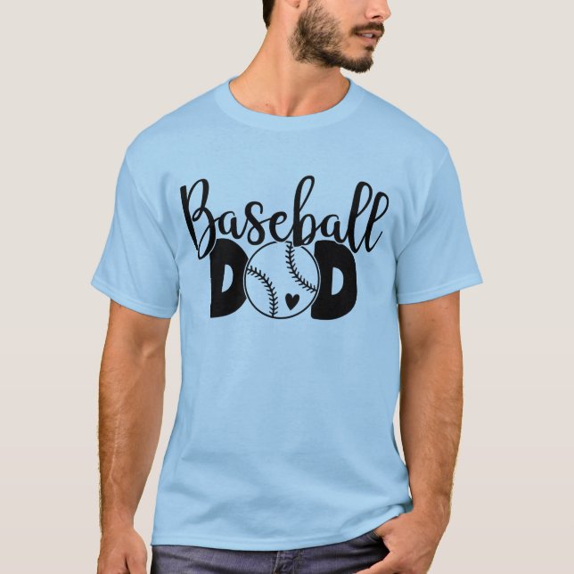 T-shirt Baseball  Dad  (Devant)