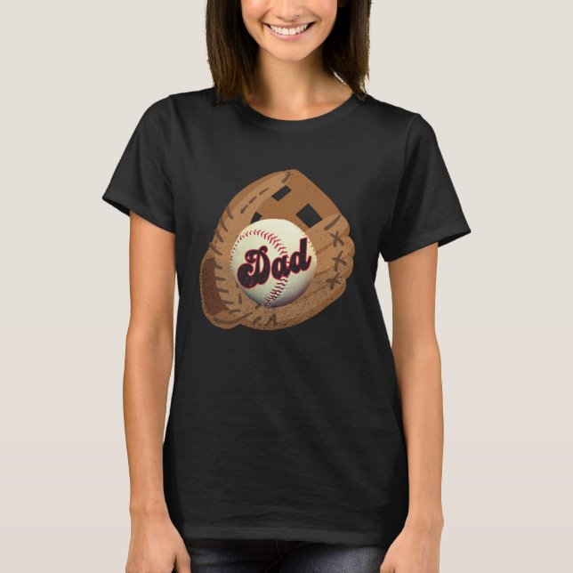 T-shirt Baseball Dad  for Father s Day Baseball Softball P (Devant)